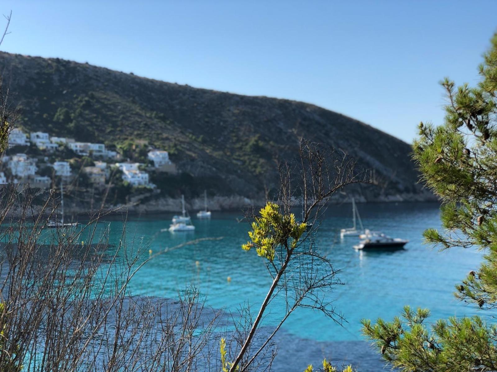 Primera Linea De Playa Moraira Buitenkant foto
